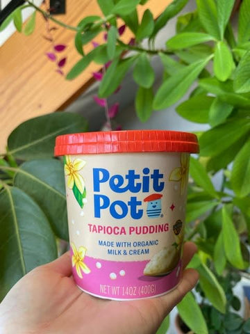 Petit Pot Organic Tapioca Pudding - 14 oz - Made with Milk and Cream