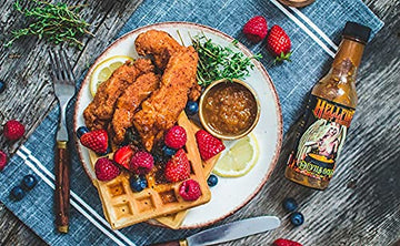 Hellfire Devil'S Gold Hot Sauce, Multi Award-Winning, Gourmet Fruit-Based Hot Sauce, Features Yellow Super Hot Peppers And Exoti
