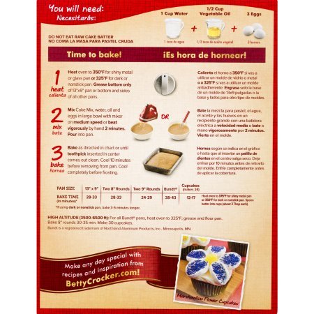 Six (6) Pack Betty Crocker Super Moist Butter Pecan Cake Mix Bundle Bundle Of 6-Items