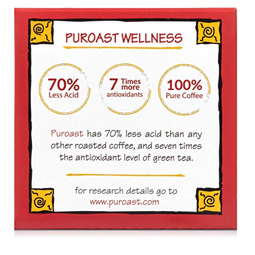 Puroast Coffee Single-Serve Pods, Bold Vanilla Nut Flavor, Compatible with Keurig 2.0, 72 Count, Brown