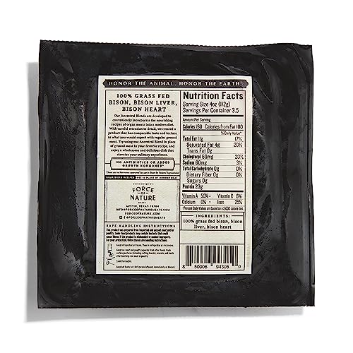 Force of Nature 100% Grass Fed, Regenerative Bison Ancestral Blend, 14 Oz
