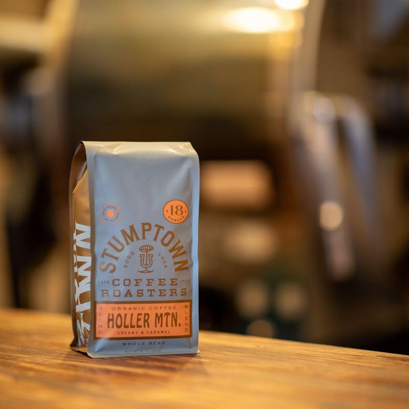 Stumptown Coffee Roasters Medium Roast Whole Bean Coffee - Holler Mountain, 18 Ounce Bag, Flavor Notes of Citrus Zest, Caramel, Hazelnut