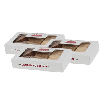 Uncle Butch's Fudge Custom Box - Creamy and Smooth Fudge Sampler - Choose Any 4 Flavors of Delicious & Decadent Fudge - 32oz per