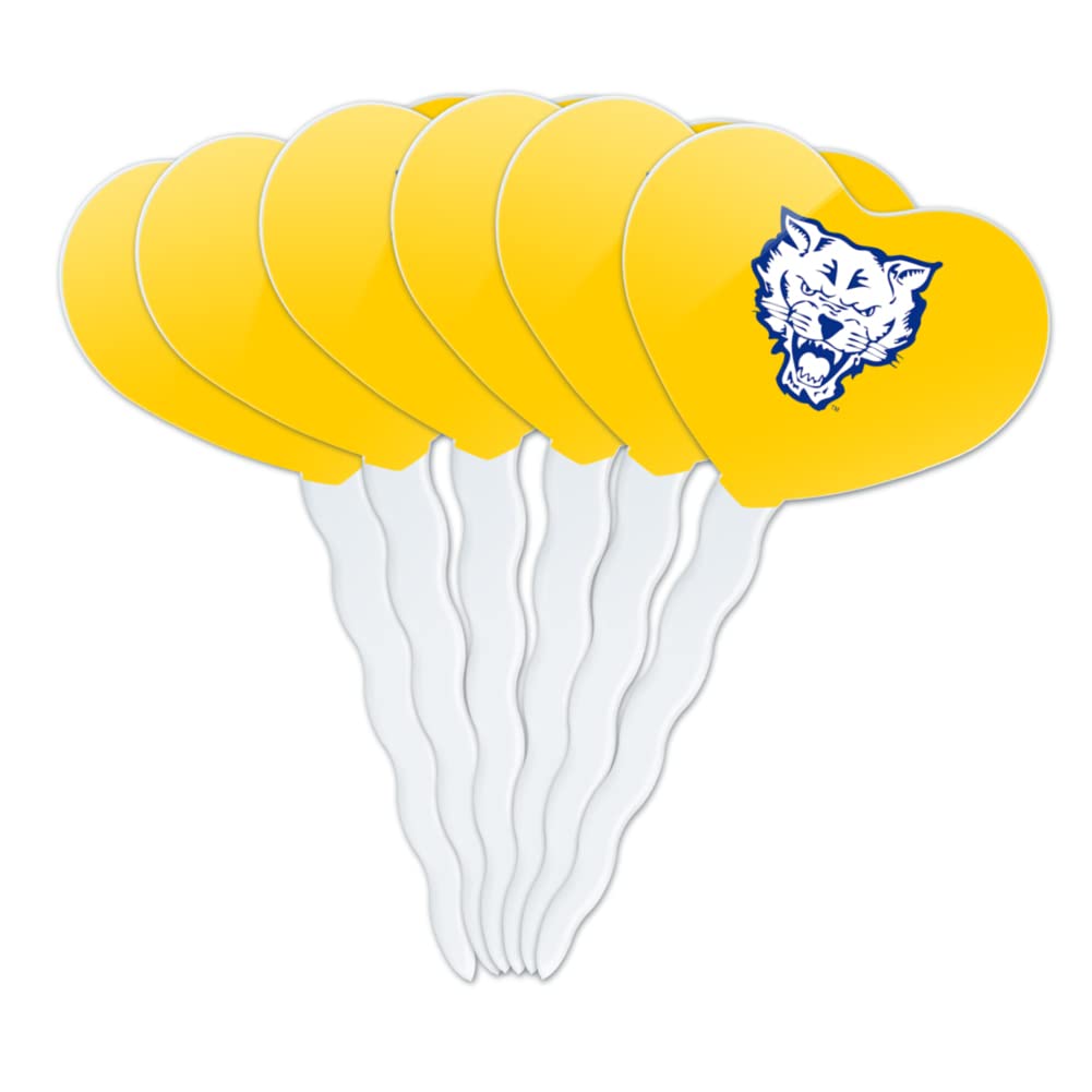 GRAPHICS & MORE Cupcake Picks Set of 6, Acrylic, Fort Valley State University Secondary Logo