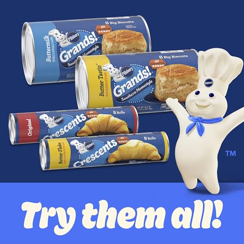 Pillsbury Grands! Southern Homestyle Buttermilk Biscuits, 8 Ct, 16.3 oz