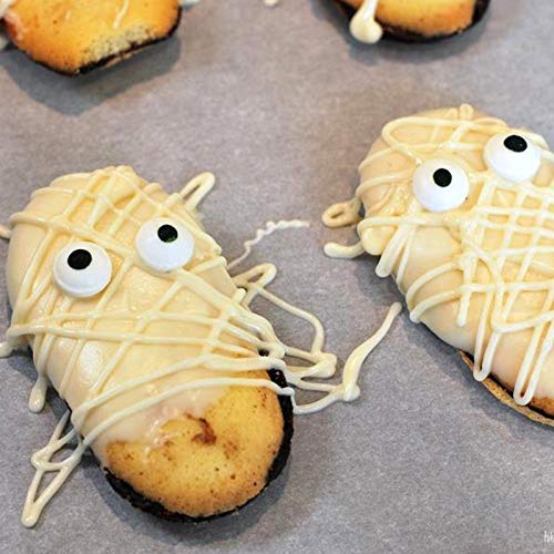 1 Bottle Candy Eyeballs Eyes Cake Cupcake Toppers Cookie Decorations Sweet Personalities Edible Candy For Christmas Cake Cupcakes Decoration(Small)