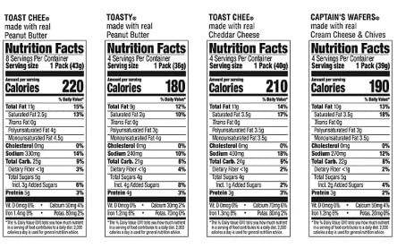 Lance Variety Pack Sandwich Crackers, 40 pk.