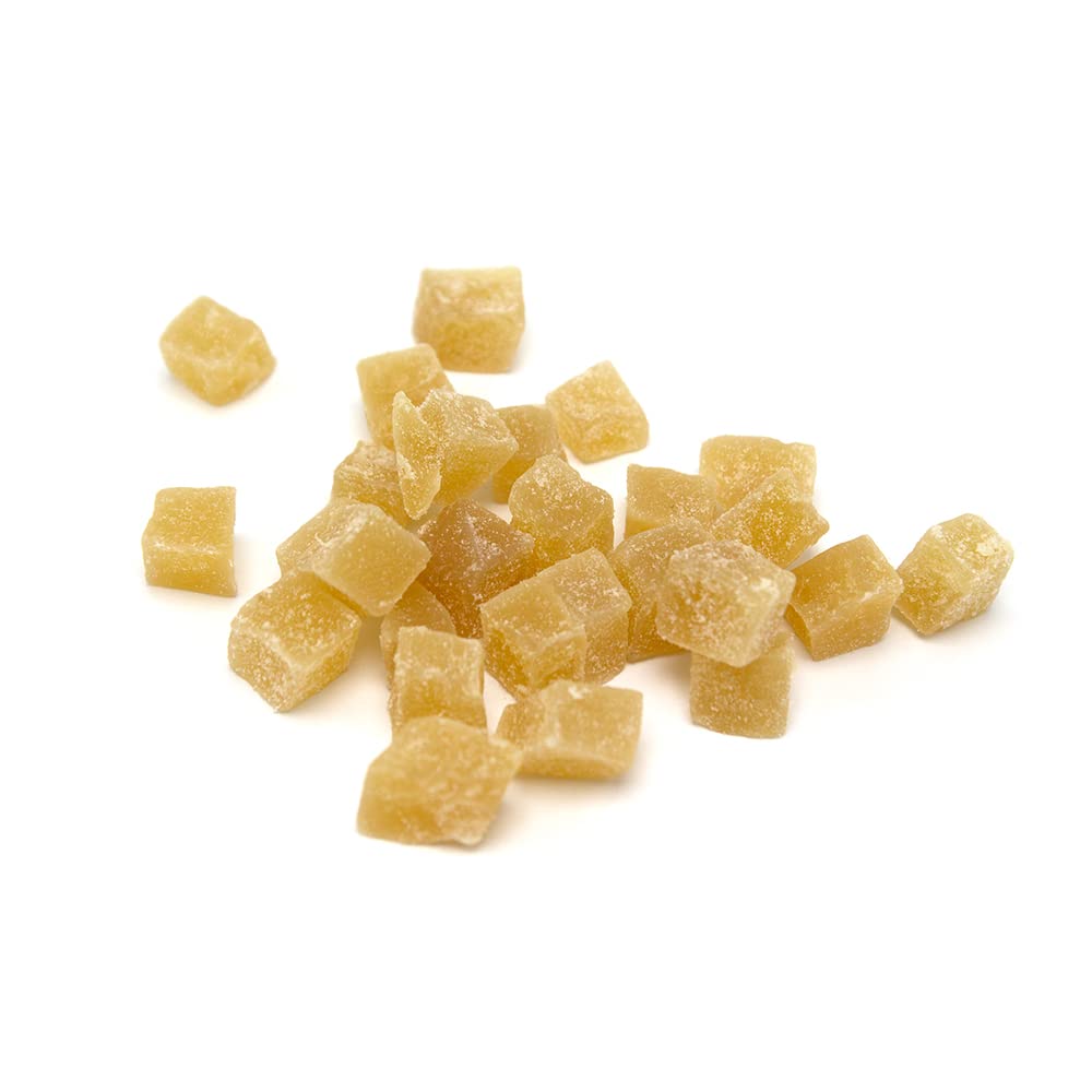 Fermentaholics Dried Candied Ginger - Organic, 7 oz - Perfect for Kombucha Flavoring