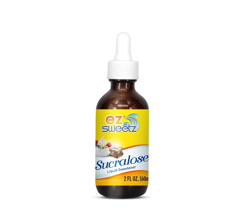 Concentrated Liquid Sucralose Sweetener, 2Oz/60Ml (1450 Servings), 2-Pack | One Free Travel Size Bottle 0.34Oz/10Ml (240 Serving