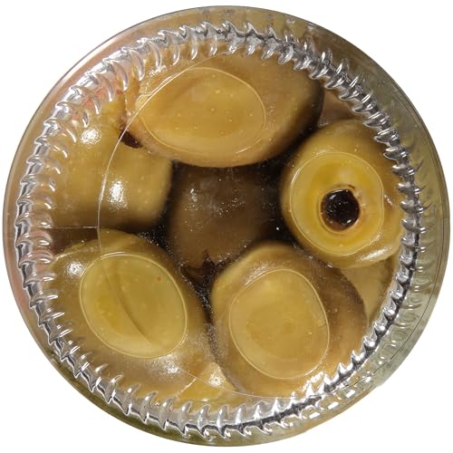 Mario Camacho Greek Organic Green Olives Pitted With Touch Of Olive Oil, 6.25 Ounce