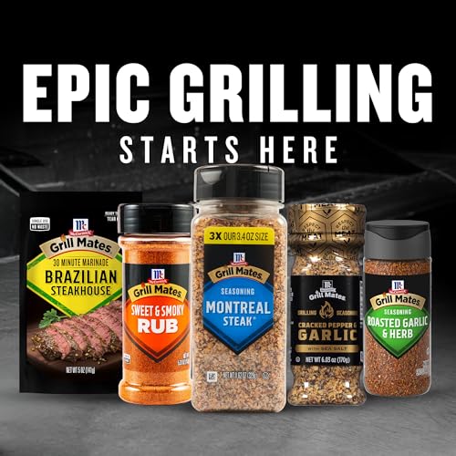 McCormick Grill Mates Marinade, Brazilian Steakhouse, 30 Minute Liquid Marinade, Single Use Pouch, No Waste, Exciting Brazilian-