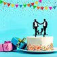 Gay Wedding Cake Topper, Grooms Cake Topper, Mr & Mr Cake Topper With Dogs - Gift For Gay Wedding/Engagement/Anniversary Party D