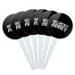 Belmont Abbey College Secondary Logo Cupcake Picks Toppers Decoration Set of 6