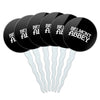 Belmont Abbey College Secondary Logo Cupcake Picks Toppers Decoration Set of 6