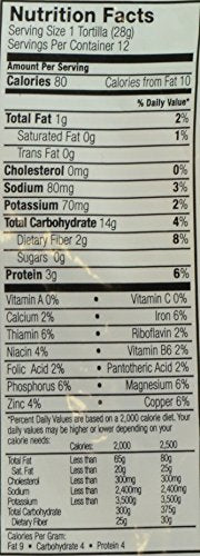 Food For Life, Organic Ezekiel 6 inch Sprouted Grain Tortillas,1 pack of 12 Tortillas,12 oz (Frozen)