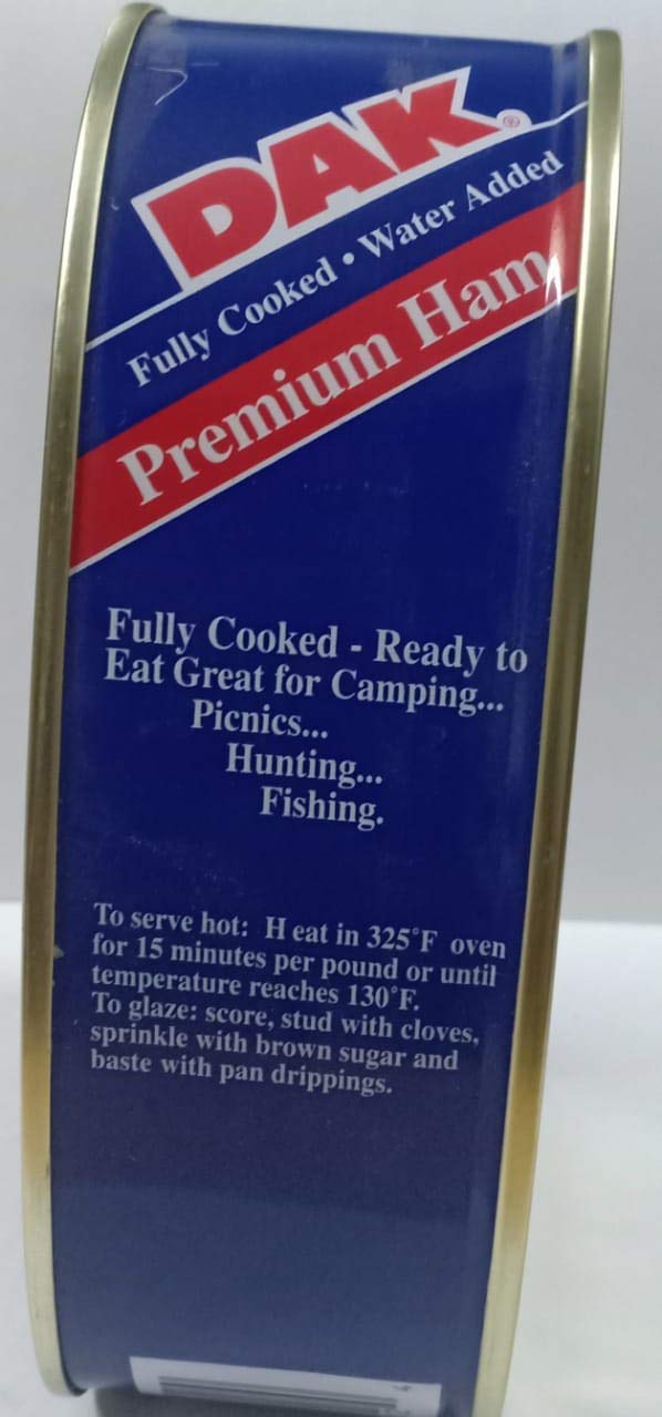 DAK Premium Ham in a Can, 16oz (Pack of 3)