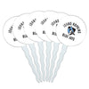 GRAPHICS & MORE Johns Hopkins University Cupcake Picks Set of 6 - Acrylic Toppers