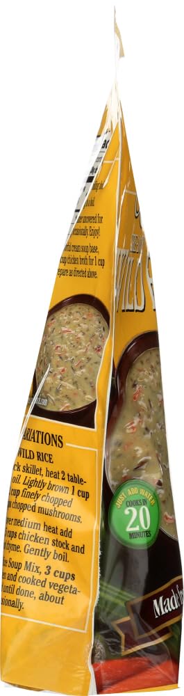 Shore Lunch Creamy Wild Rice Soup Mix, Made with Blends of White & Wild Rice with Seasonings, 8 Hearty Servings, Makes  Gallon o