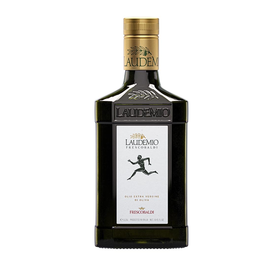 Frescobaldi Laudemio Extra Virgin Olive Oil, 8.45 FL Oz, 250ml, Pack of 1, Premium, Award Winning Product of Tuscany, Italy, Fru