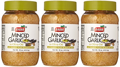Badia Minced Garlic In Olive Oil 16 Oz Pack Of 3