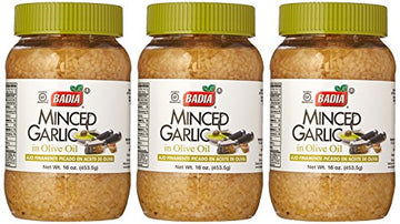 Badia Minced Garlic In Olive Oil 16 Oz Pack Of 3