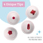 Sweets Indeed Frosting Kit Plus Heart Sprinkles Frosting Tubes 11.31 Ounces Perfect For Baking And Cookie Decoarting