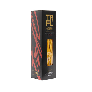 TRFL Truffle & Saffron Tagliolini, Artisanal Italian Egg Pasta, 8.8 oz (250g), 4 Servings