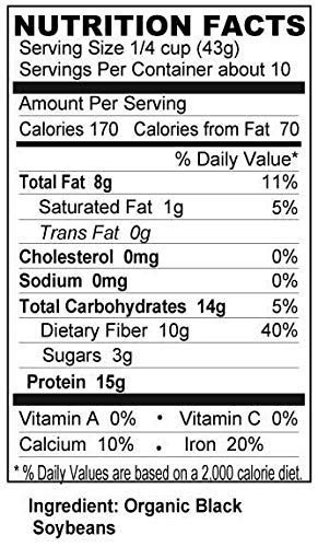 Shiloh Farms - Organic Black Soybeans 2 Pack - 15 Ounce Each