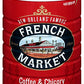 French Market Coffee, Coffee & Chicory, Dark Roast Ground Coffee, 12-Ounce Metal Can