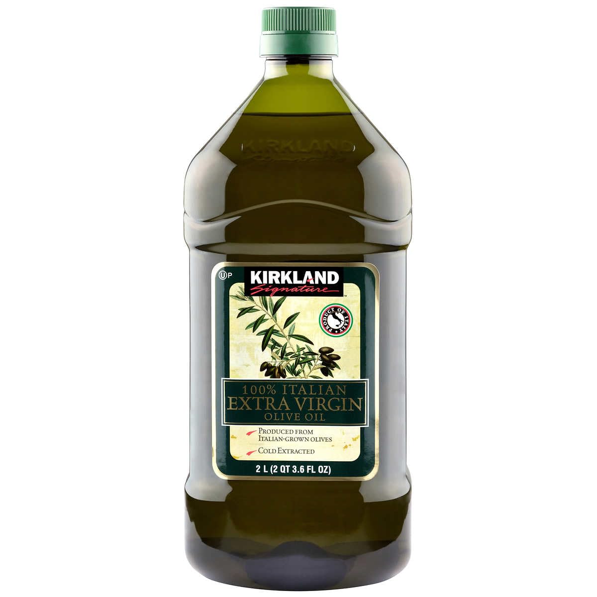 Kirkland Signature Extra Virgin Olive Oil - 67.62 Fl Oz, Premium Quality, Ideal for Cooking and Dressings