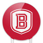 GRAPHICS & MORE Acrylic Cake Topper - Bradley University Logo, Multi, One Size