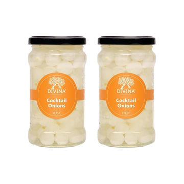 DIVINA Cocktail Onions, 10.6 oz each, (2-Pack)