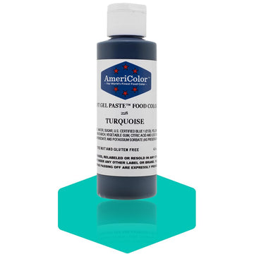 Americolor Soft Gel Paste Food Color, 4.5-Ounce, Turquoise
