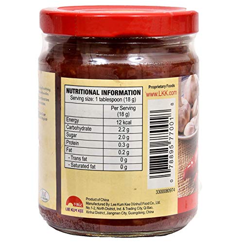 Lee Kum Kee Chili Garlic Sauce (8 Oz - 12 Pack) Chili & Garlic Savory Hot Sauce, Perfect For Dipping, Stir-Frying, Seafood, Vegetables, Fried Rice, And Noodles