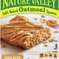 Nature Valley Soft-Baked Oatmeal Squares, Peanut Butter Breakfast Snacks, 6 ct, 7.44 OZ
