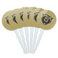 Kutztown Secondary Logo Cupcake Picks Toppers Decoration Set of 6