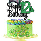 Video Game Happy 12Th Birthday Cake Topper - Video Game Boy'S 12Th Birthday Party Cake Supplies - Game On Level Up Winner Party