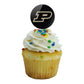 Graphics & More Purdue Boilermakers Logo Cupcake Picks Toppers Decoration Set Of 6