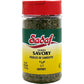 Sadaf Dried Savory Leaves - Aromatic Herb for Cooking - 2 oz Pet Bottle - Dark Green