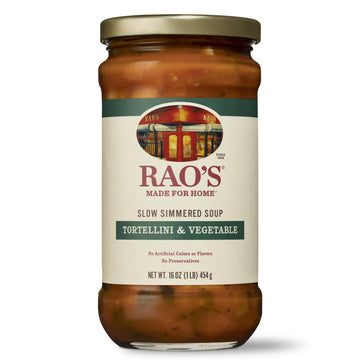 Raos Made for Home Tortellini & Vegetable Soup  16oz  Real Vegetables  Traditional Italian Heat and Serve Soup