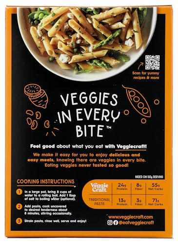 Veggiecraft - Penne Pasta Sweet Potato - Case of 12-8 OZ (12x8 OZ)
