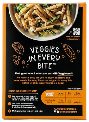 Veggiecraft - Penne Pasta Sweet Potato - Case of 12-8 OZ (12x8 OZ)