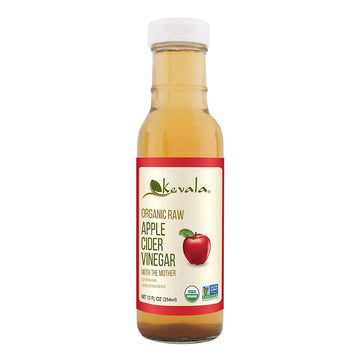 Kevala Organic Raw Apple Cider Vinegar, Unfiltered & Unpasteurized, 12 Fl Oz
