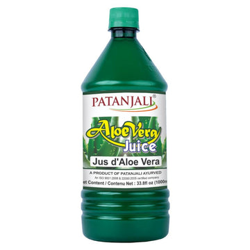 Patanjali Aloevera Fibre Juice, 1L, Bottle