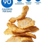 SNACKLINS Plant Based Crisps, Sea Salt & Vinegar, Gluten Free, Vegan, 0.9oz Bag, Case of 24
