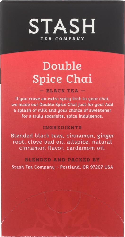 Stash Tea Double Spice Essence Chai Tea - 18 ct - 2 pk