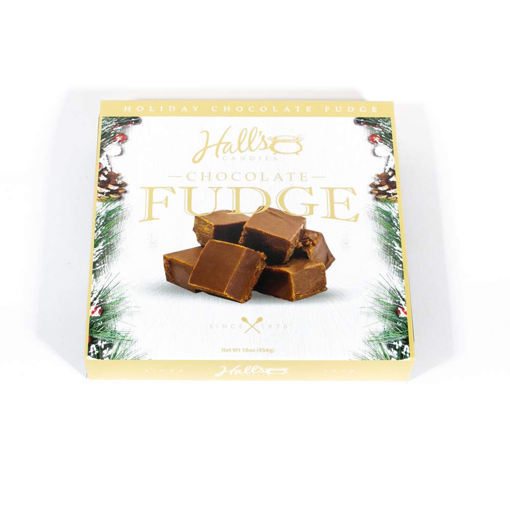 Hall'S Chocolate Fudge ''Winter Wonderland'' Gift Box, 16 Oz.