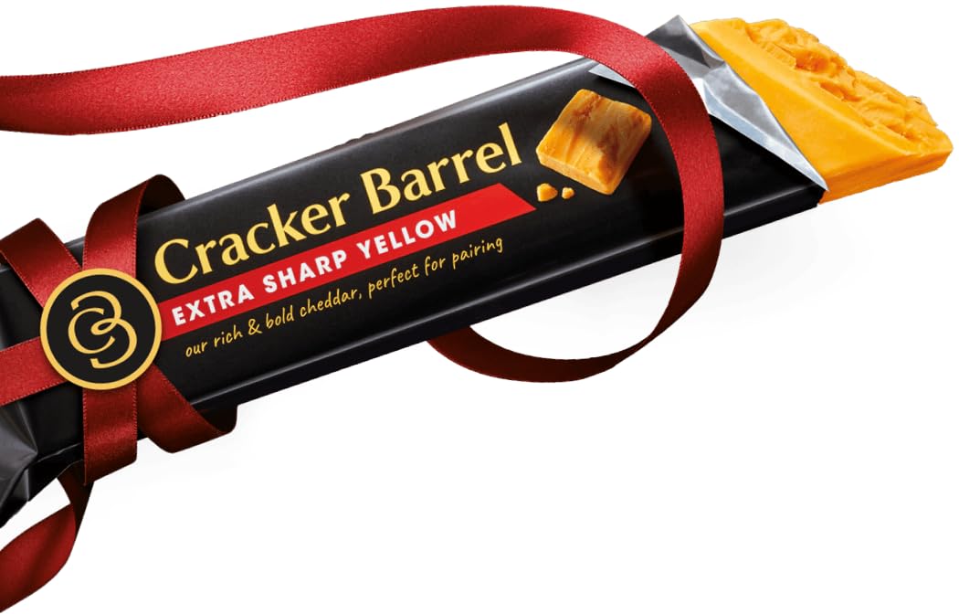 Cracker Barrel Extra Sharp Cheddar Cheese Chunk 8 oz Pack of 3