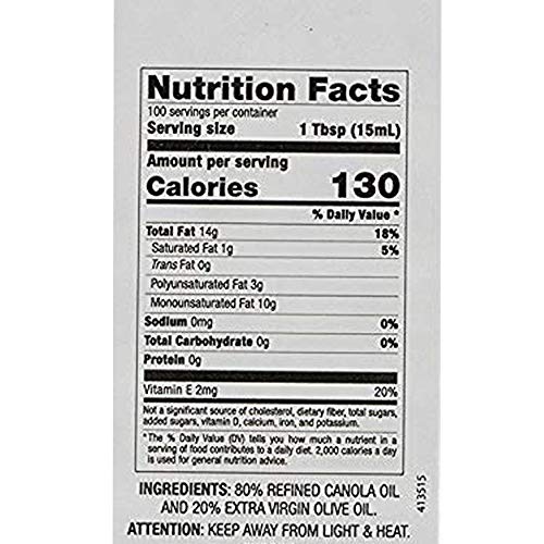 Iberia Canola And Extra Virgin Olive Oil 51 Fl. Oz. (1.5 Liter)