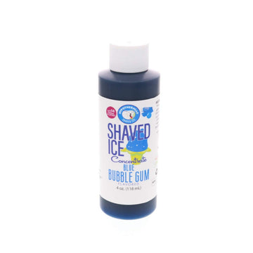 Hypothermias Shaved Ice And Snow Cone Syrup Unsweetened Flavor Concentrate - 4 Fl. Oz - Makes 1 Gallon Of Ready To Use Syrup - B
